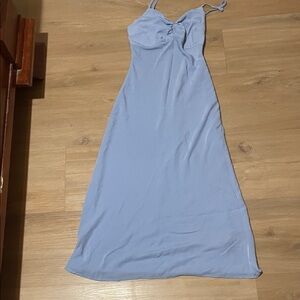 Abercrombie & Fitch Light Blue Maxi Dress
